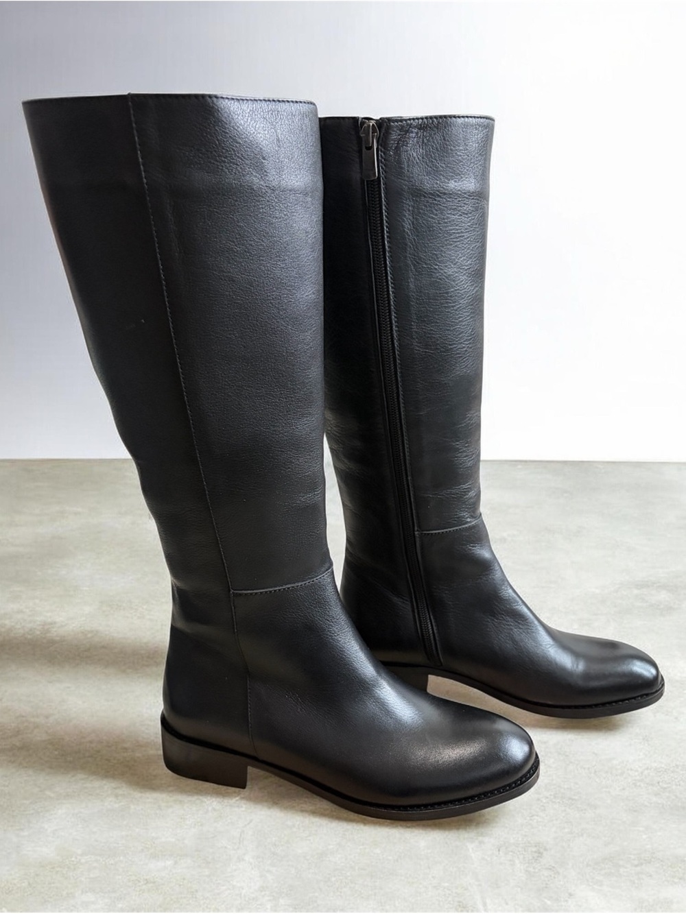 Spring Step HIGHTAIL Black Tall Leather Boots Size 36 or 5.5-6